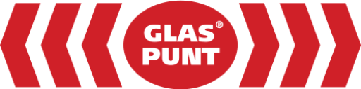 Het logo van Glaspunt B.V., uw glaszetter voor in Eindhoven